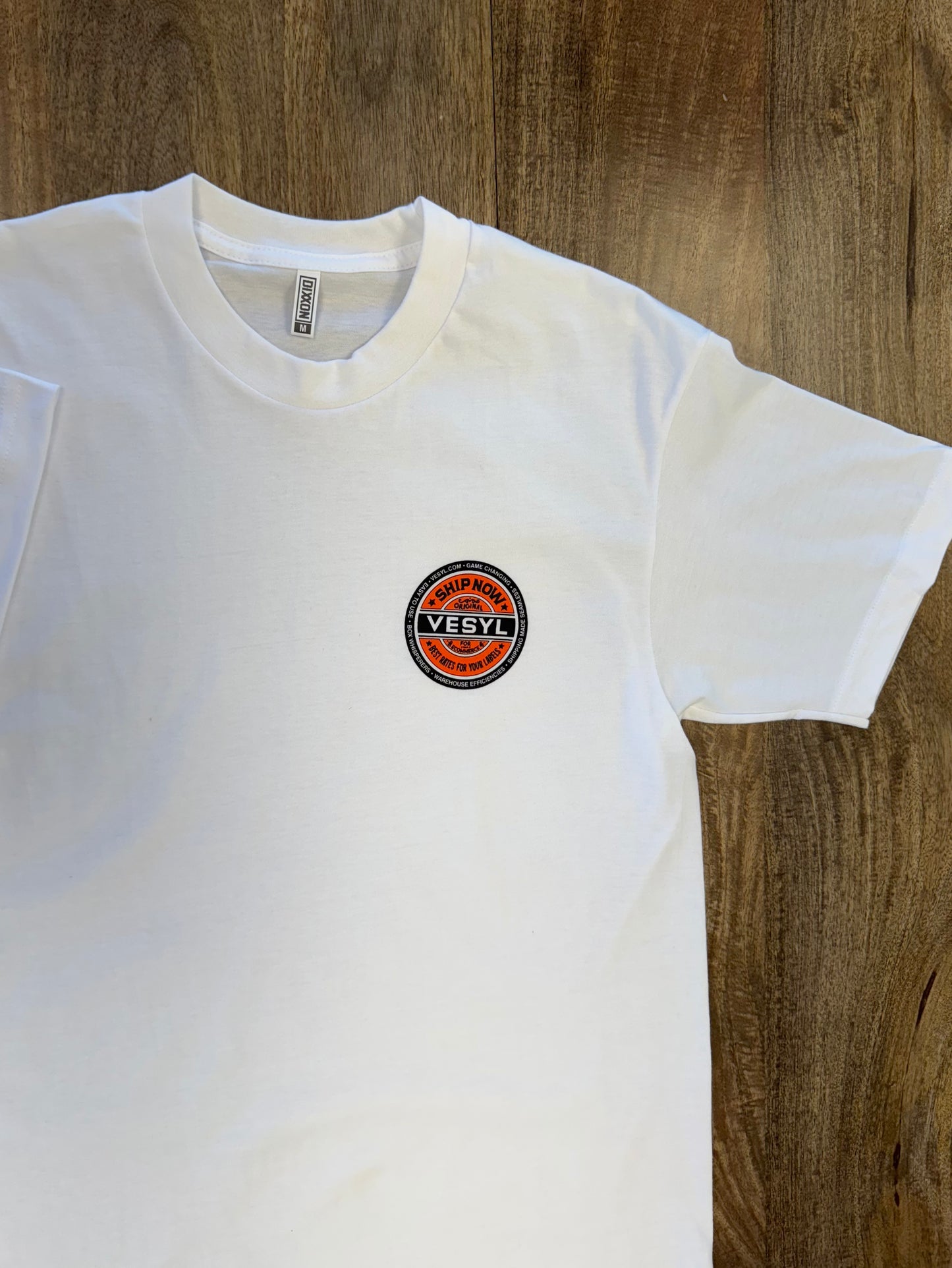 VESYL SEXWAX Short sleeve Tee - White/Orange