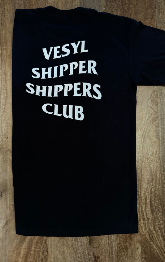 VESYL CLUB Short Sleeve Tee - Black