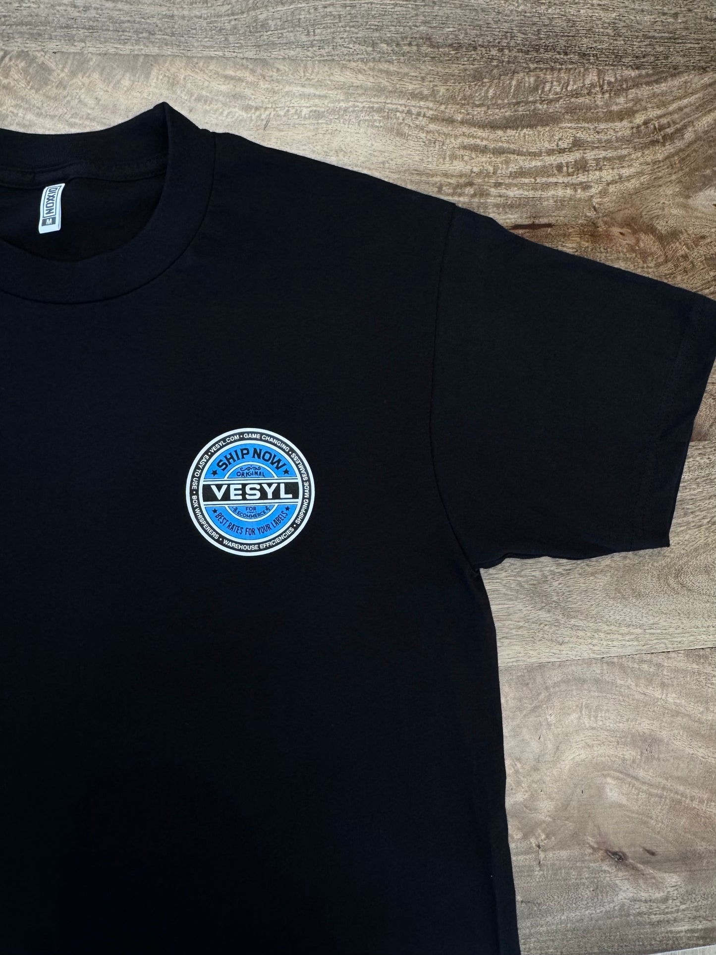 VESYL SEXWAX Short Sleeve Tee - Black/Blue