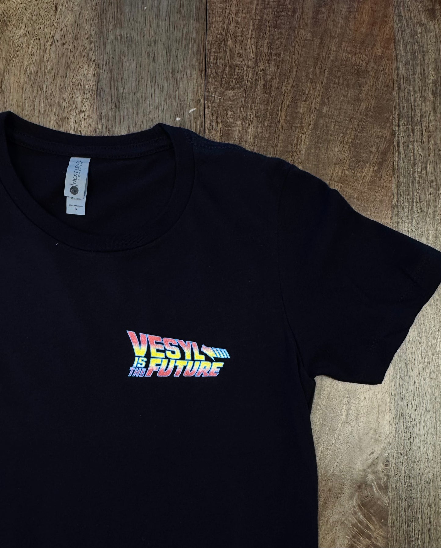 Women's VESYL IS THE FUTURE Short Sleeve Tee - Black