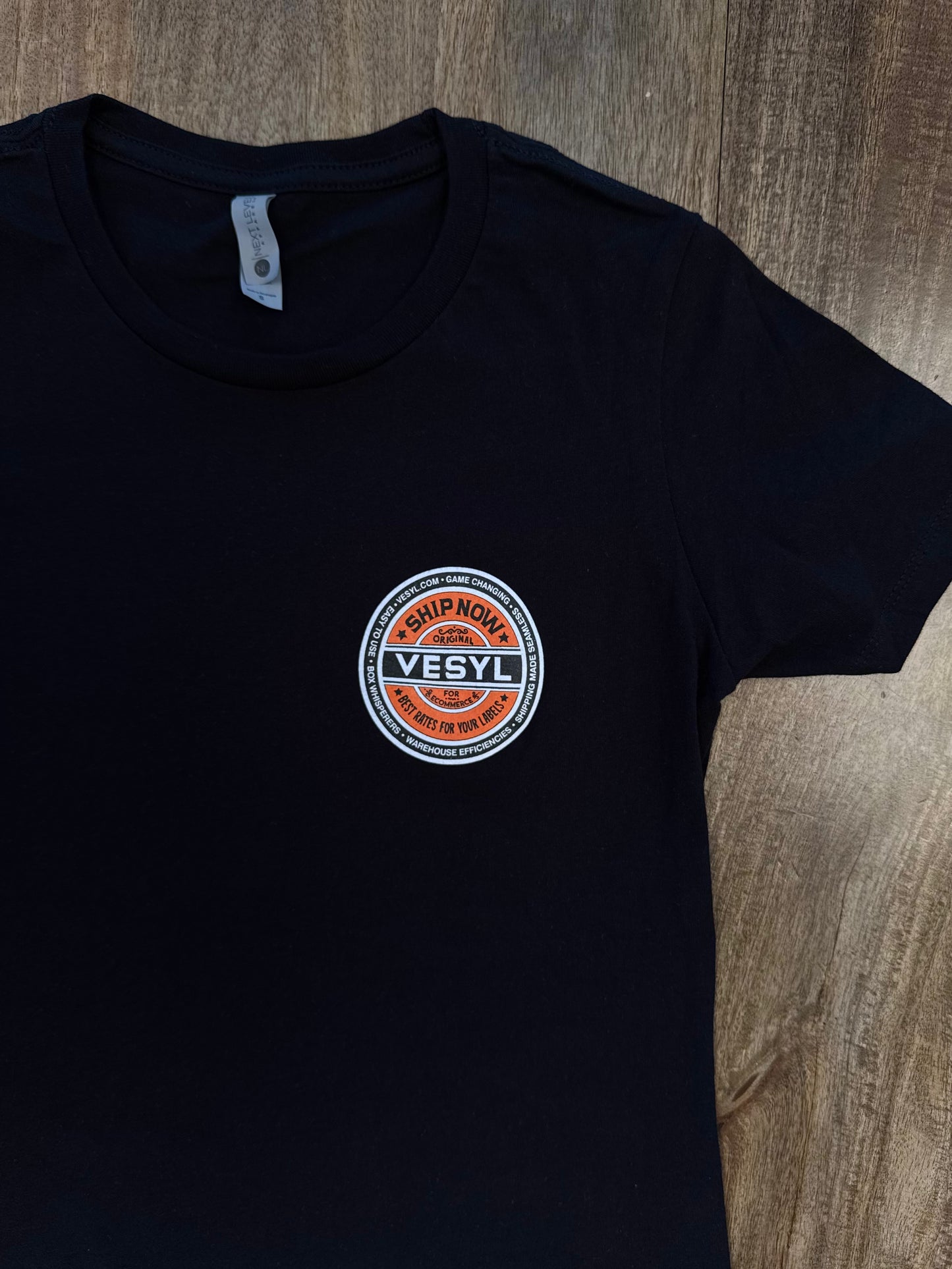 Women's VESYL SEXWAX Short Sleeve Tee - Black/Orange