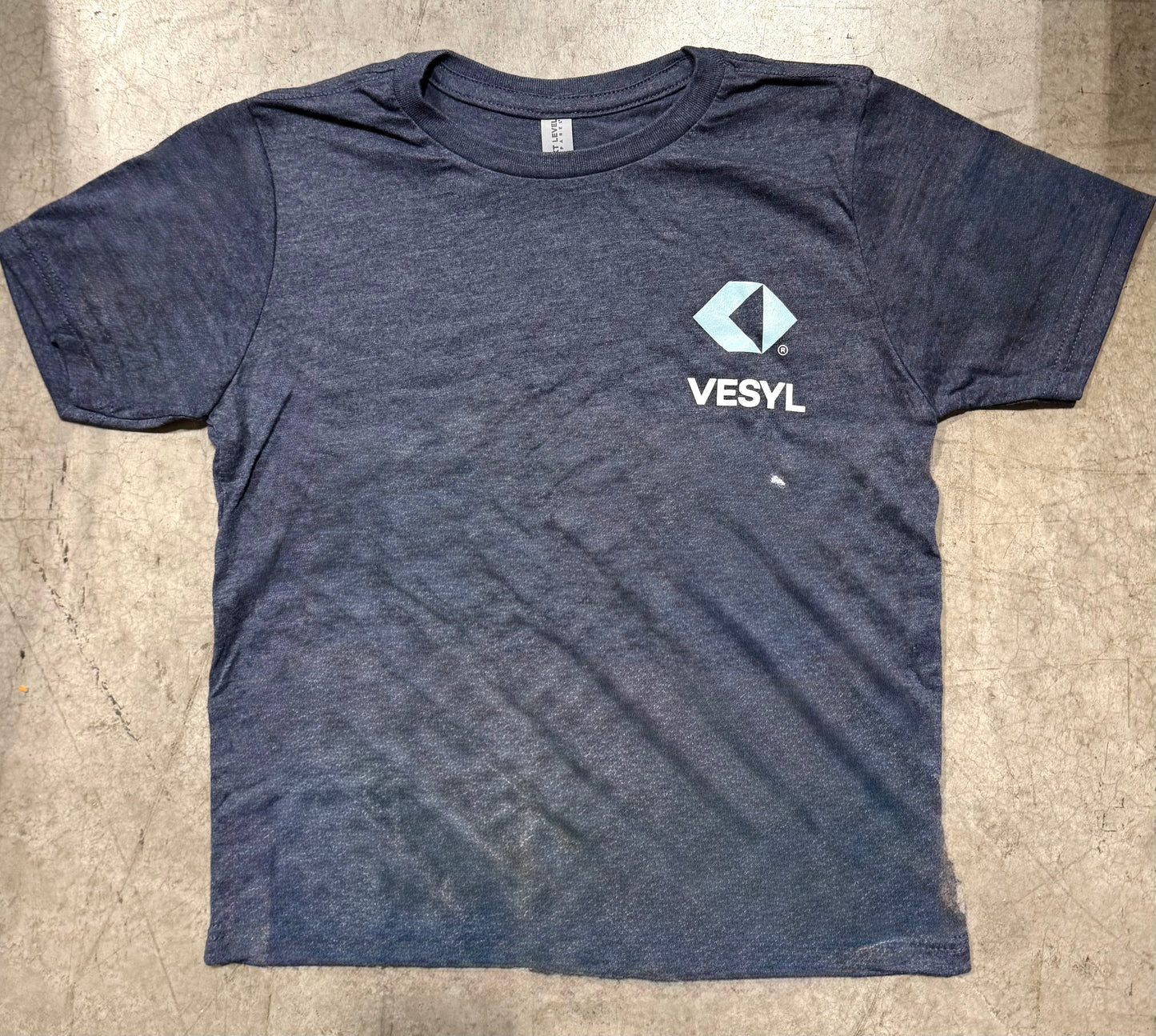 Youth VESYL LOGO Short Sleeve Tee - Navy/blue
