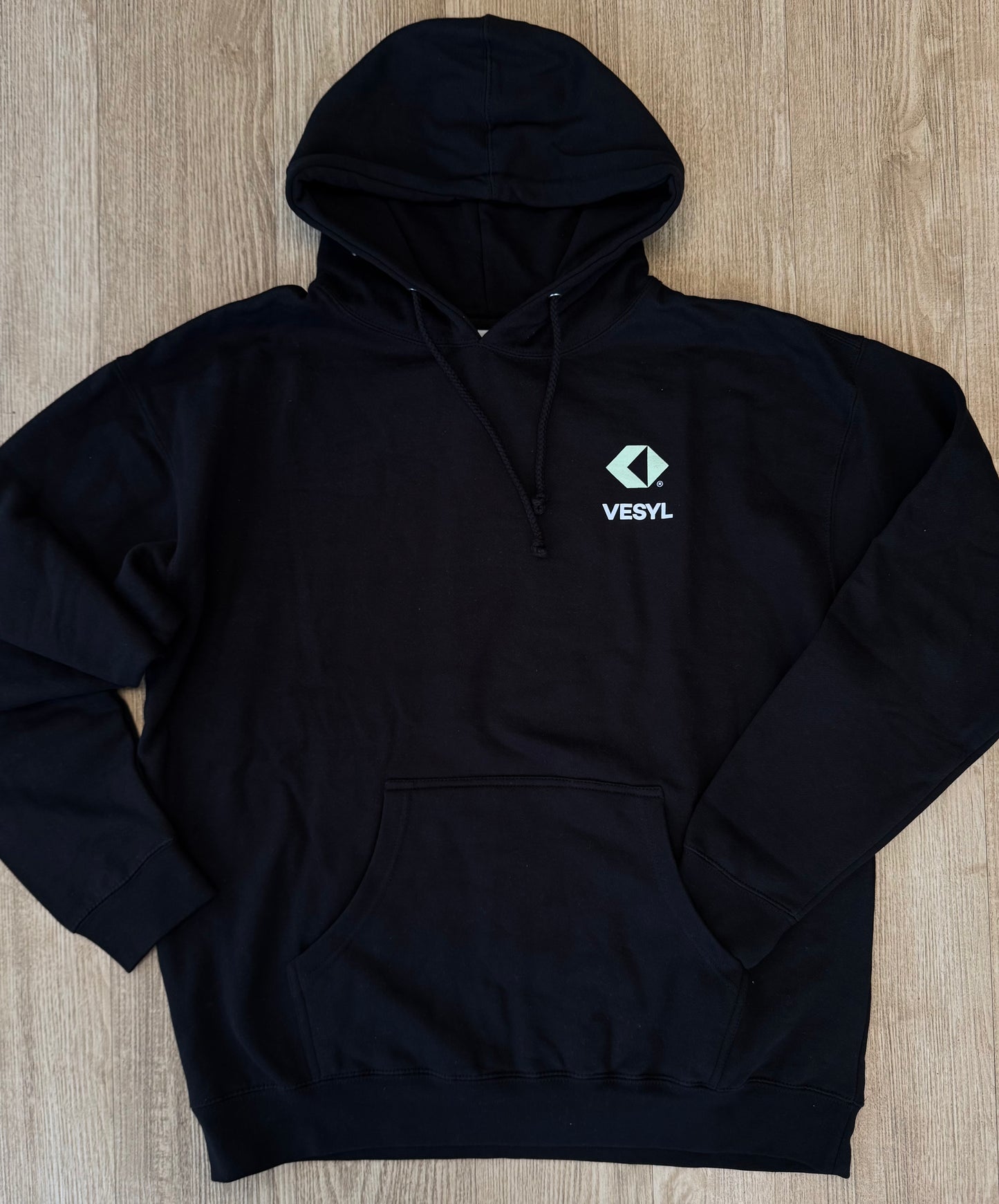 VESYL LOGO Pullover Hoodie - Black/Mint