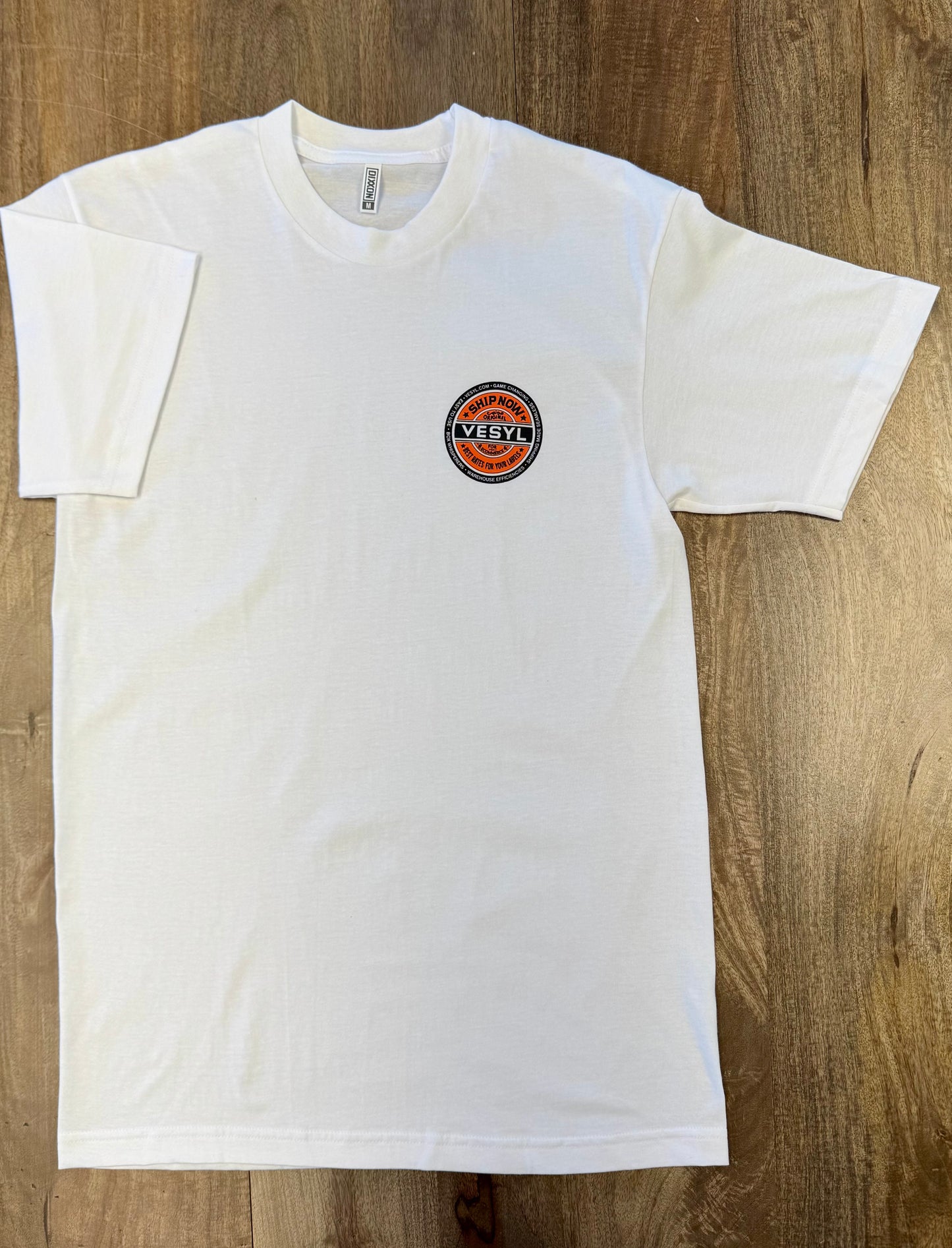 VESYL SEXWAX Short sleeve Tee - White/Orange