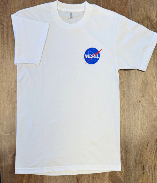 VESYL NASA Short Sleeve Tee - White