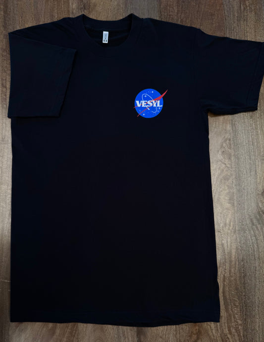 VESYL NASA Short sleeve Tee - Black