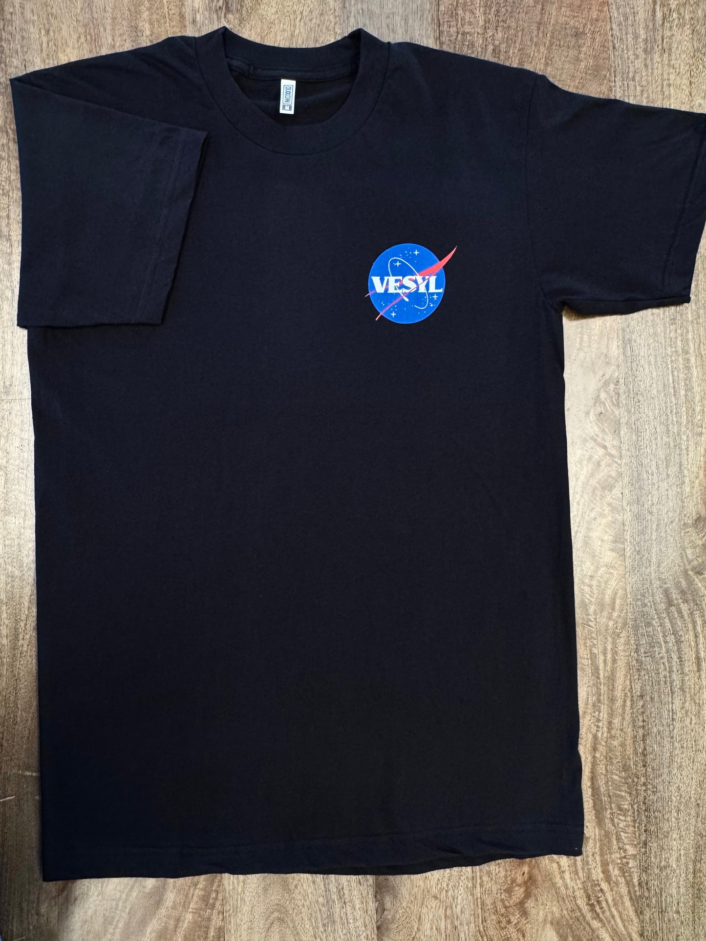 VESYL NASA Short sleeve Tee - Black