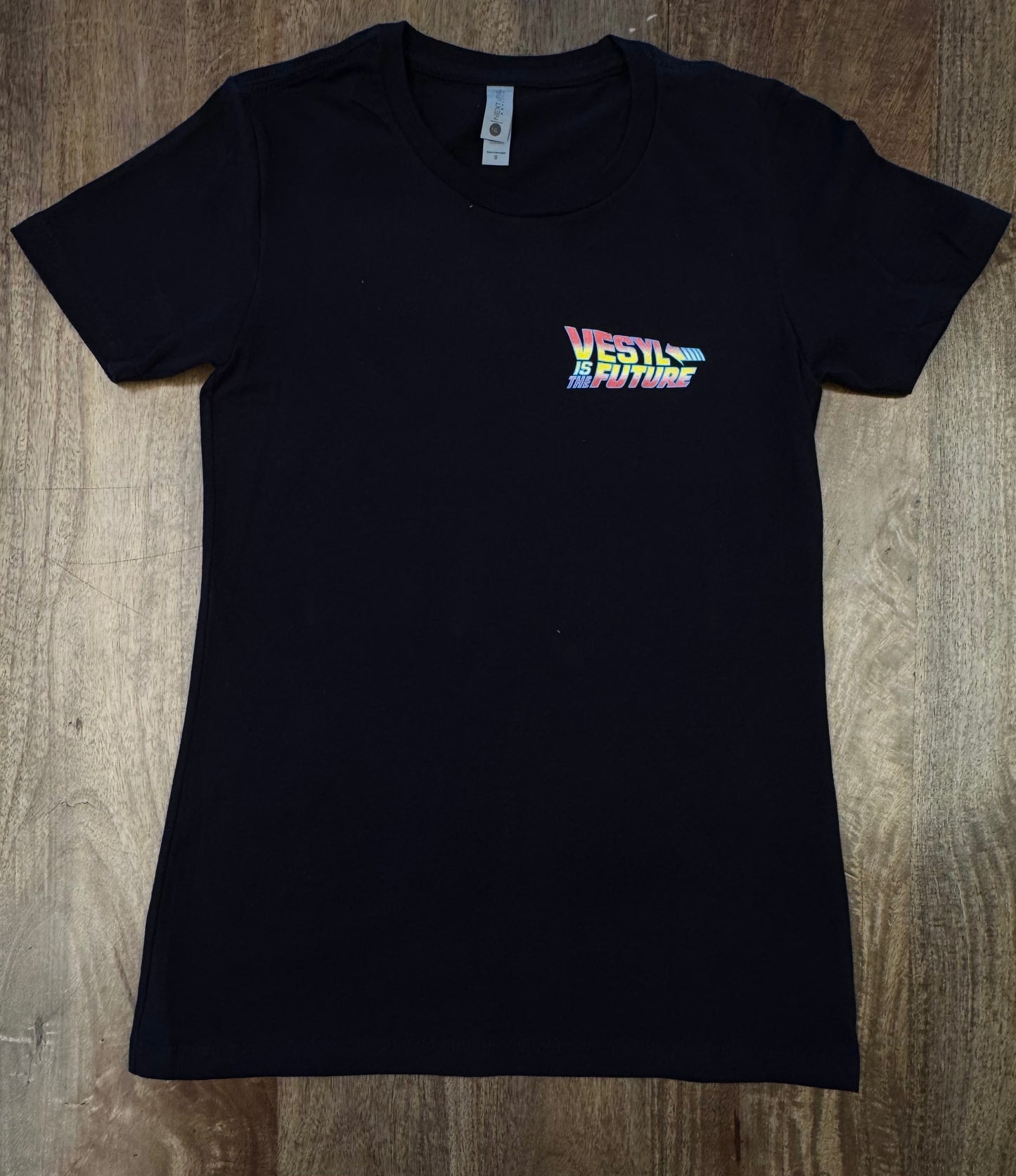 Women's VESYL IS THE FUTURE Short Sleeve Tee - Black