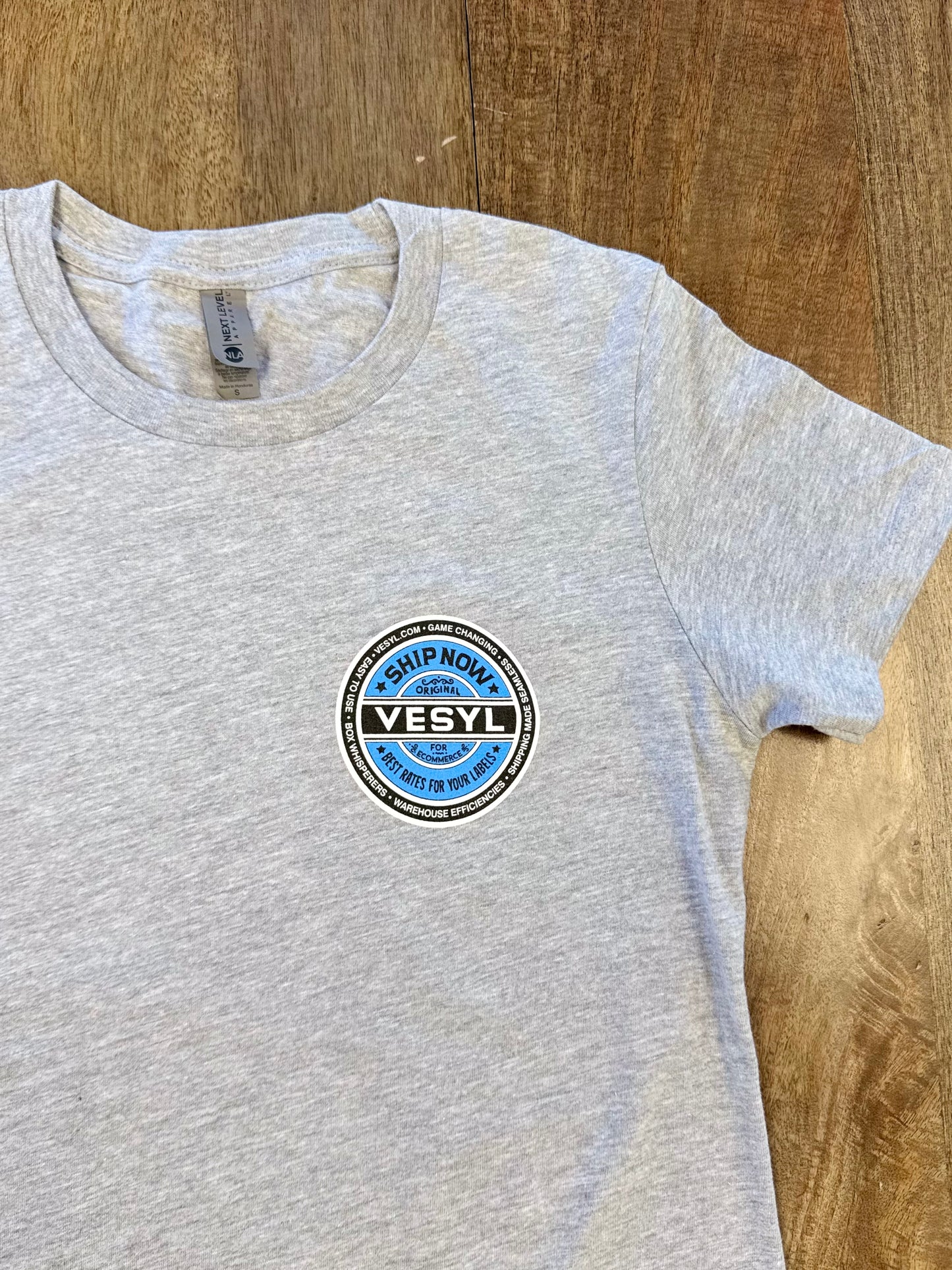 Women's VESYL SEXWAX Short Sleeve Tee - Gray/Blue