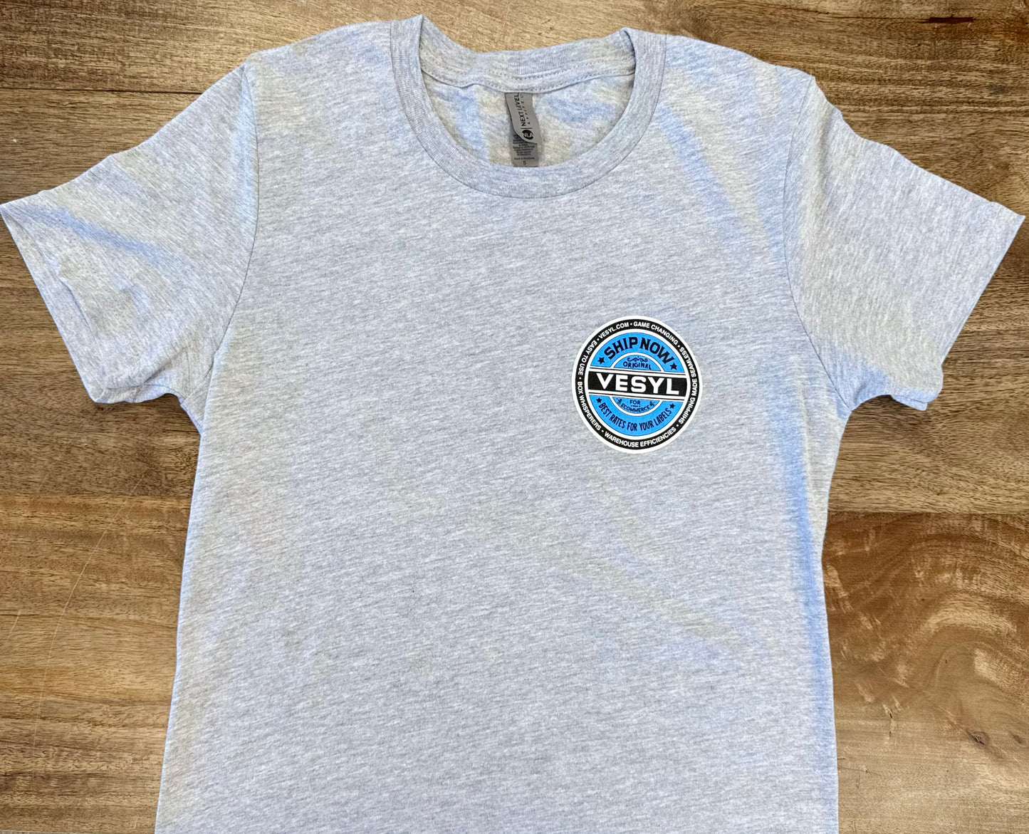 Women's VESYL SEXWAX Short Sleeve Tee - Gray/Blue