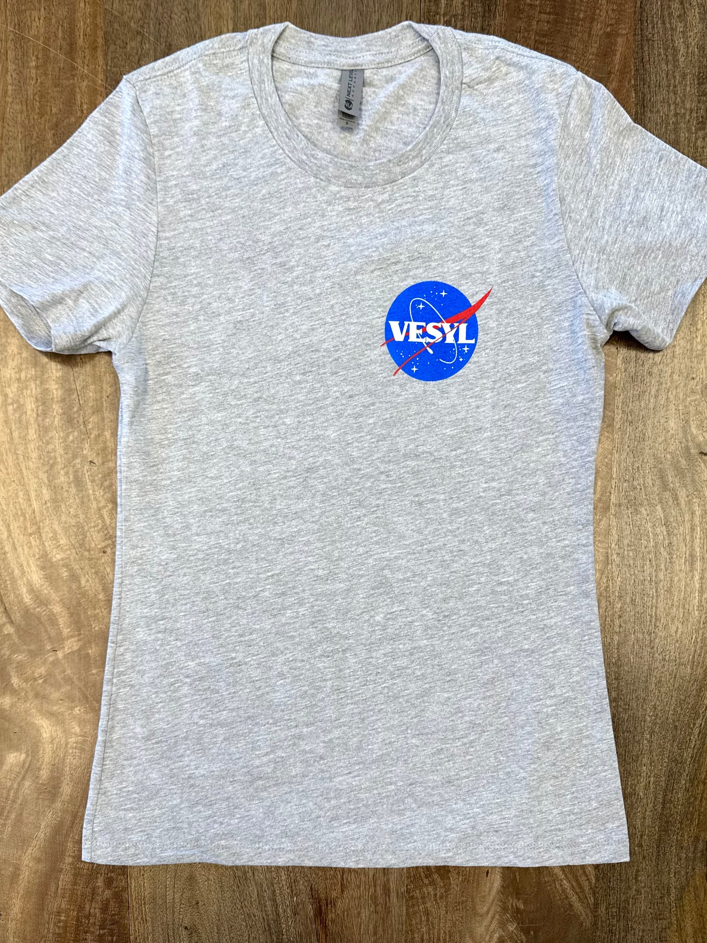 Women's VESYL NASA Short Sleeve Tee - Gray/Blue