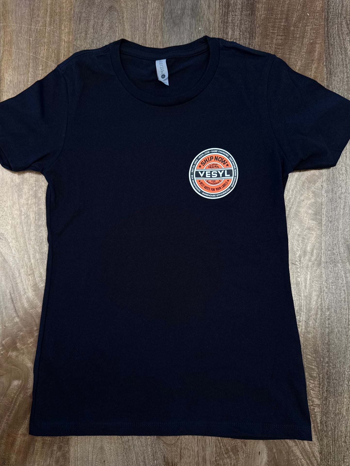 Women's VESYL SEXWAX Short Sleeve Tee - Black/Orange