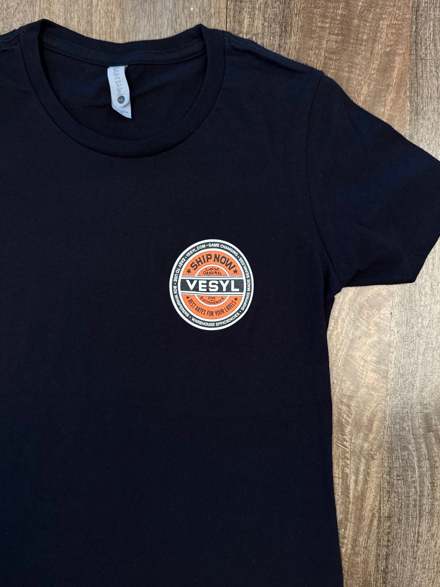 Women's VESYL SEXWAX Short Sleeve Tee - Black/Orange