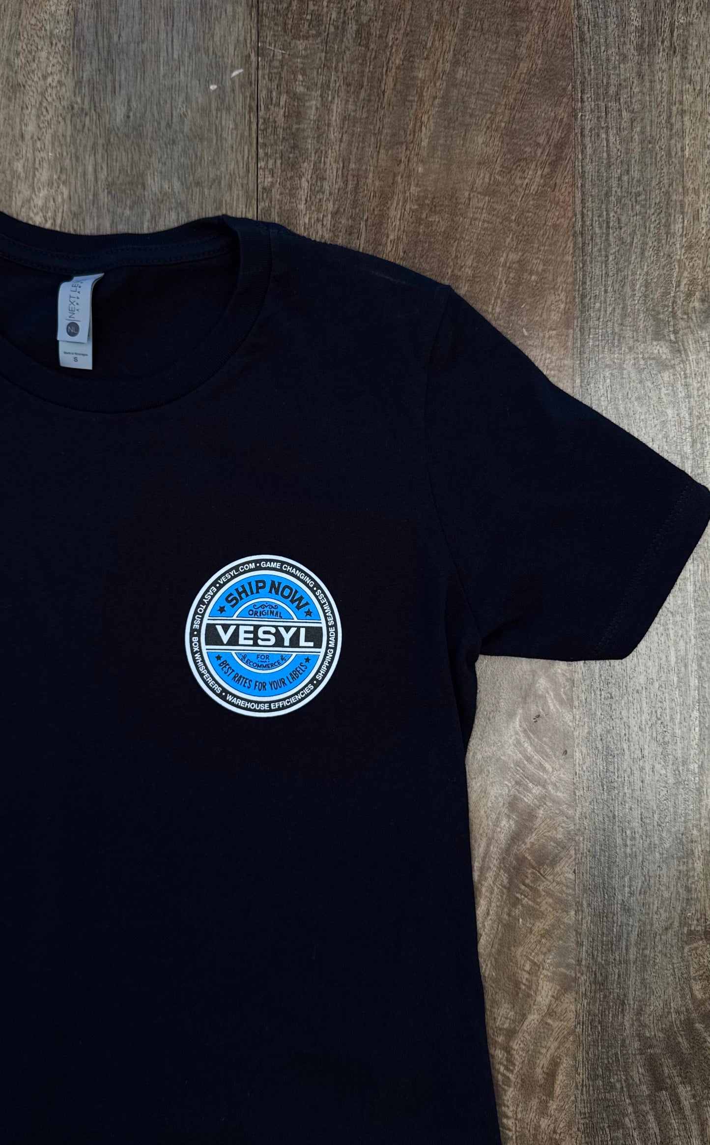 Women's VESYL SEXWAX Short Sleeve Tee - Black/Blue