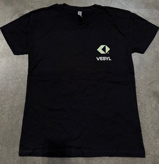 Women's VESYL LOGO Short Sleeve Tee - Black/Mint