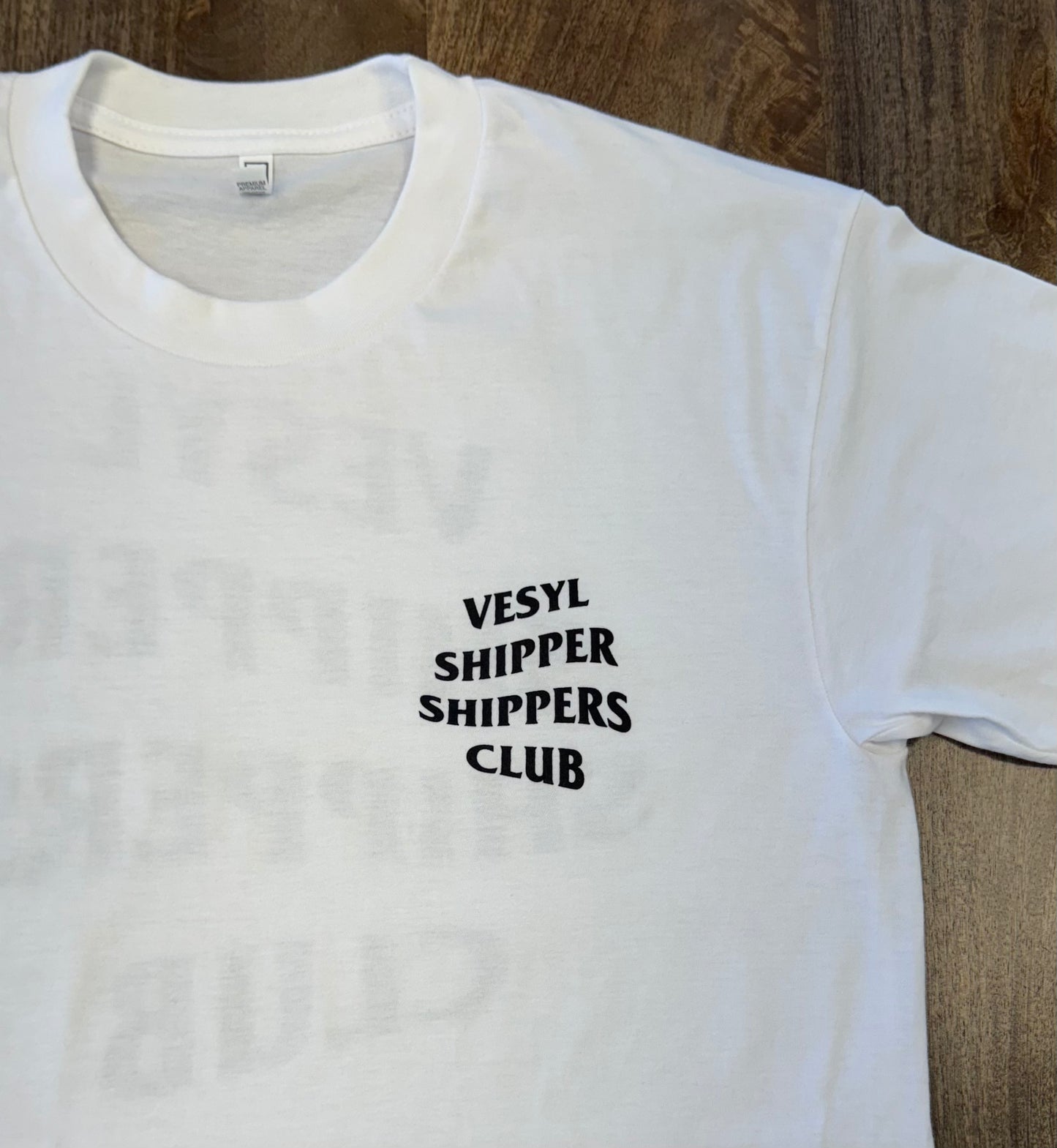 VESYL CLUB Short Sleeve Tee - White