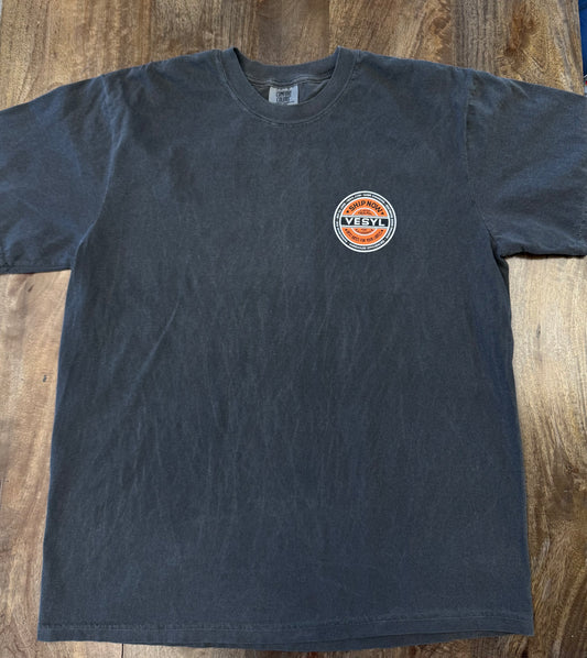 VESYL SEXWAX Short Sleeve Tee- Gray/Orange