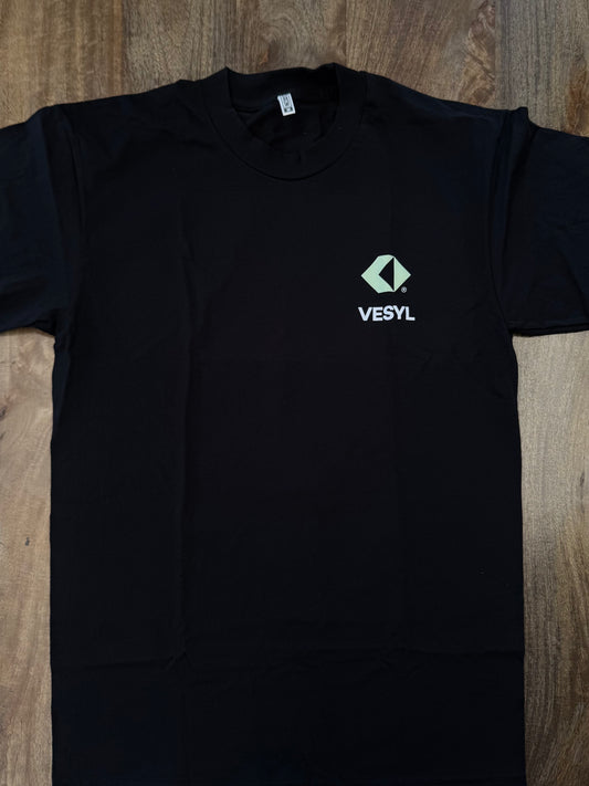 VESYL LOGO Short Sleeve Tee - Black/Mint