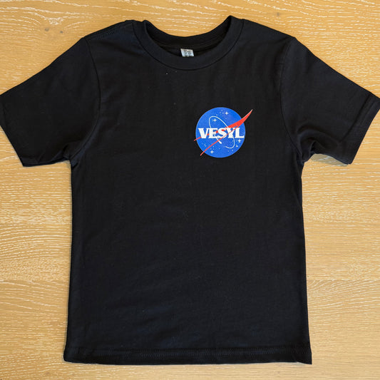 Youth VESYL NASA Short Sleeve Tee - Black