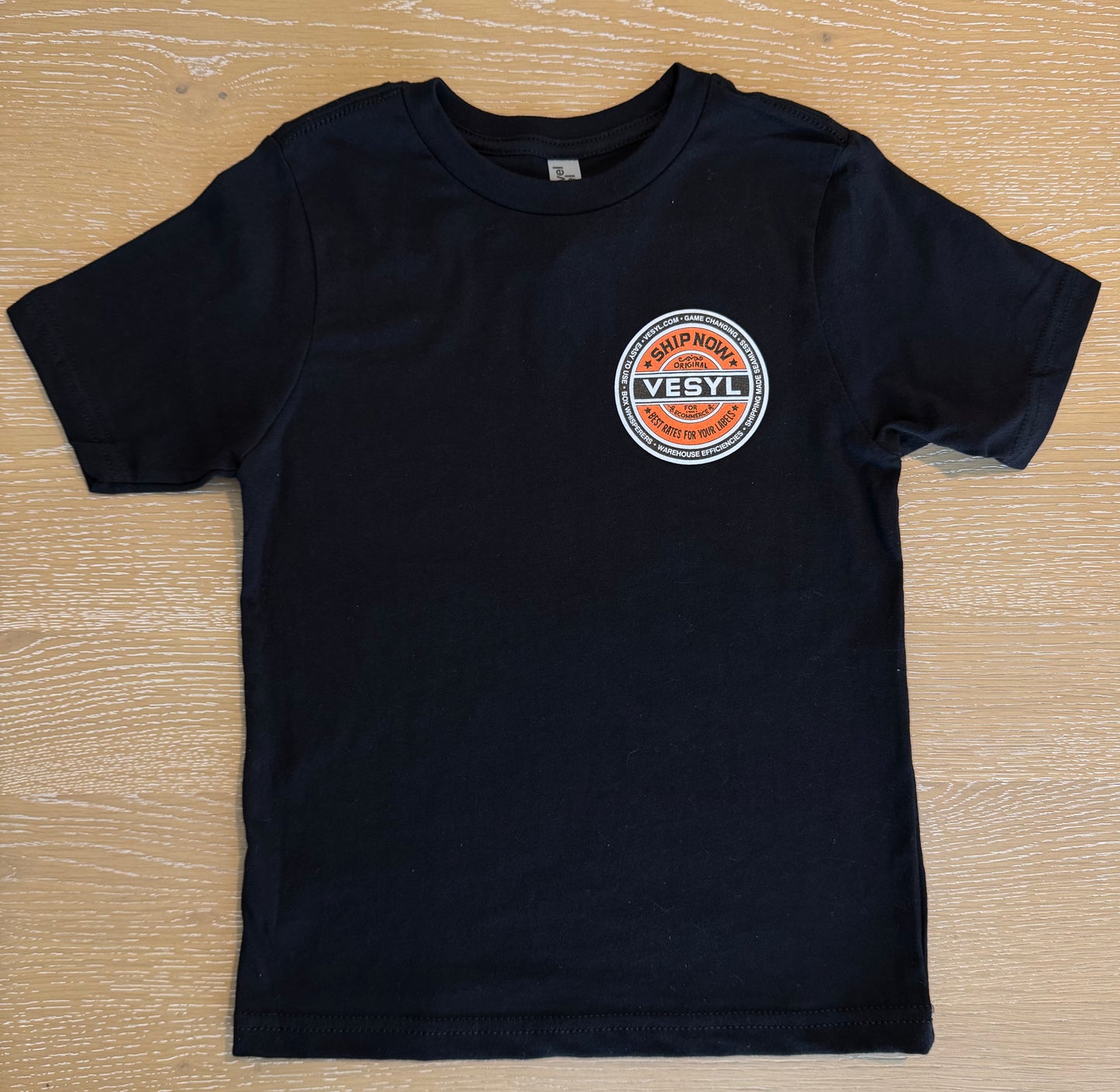 Youth VESYL SEXWAX Short Sleeve Tee - Black/Orange