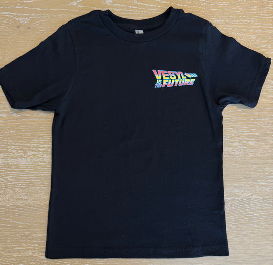 Youth VESYL IS THE FUTURE Short Sleeve Tee - Black