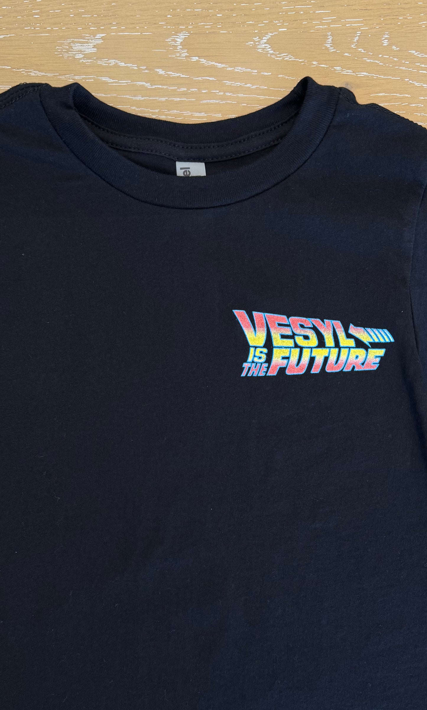 Youth VESYL IS THE FUTURE Short Sleeve Tee - Black